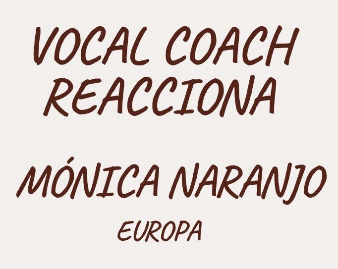 Análisis vocal Mónica Naranjo vocal coach reacciona Gemma Pedros opal Barcelona