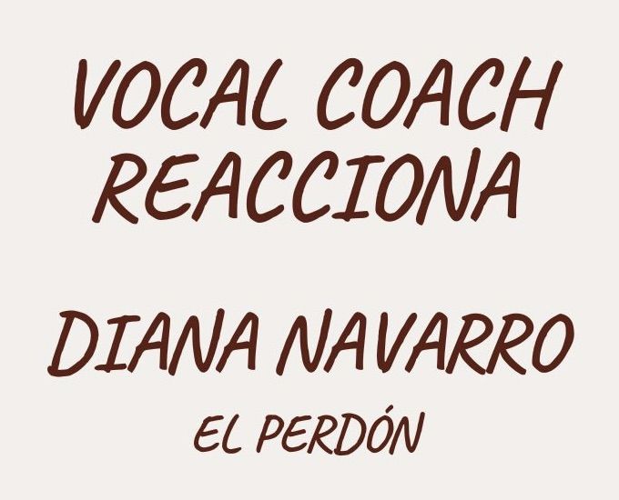 Análisis vocal Diana Navarro vocal coach reacciona Gemma Pedros opal Barcelona