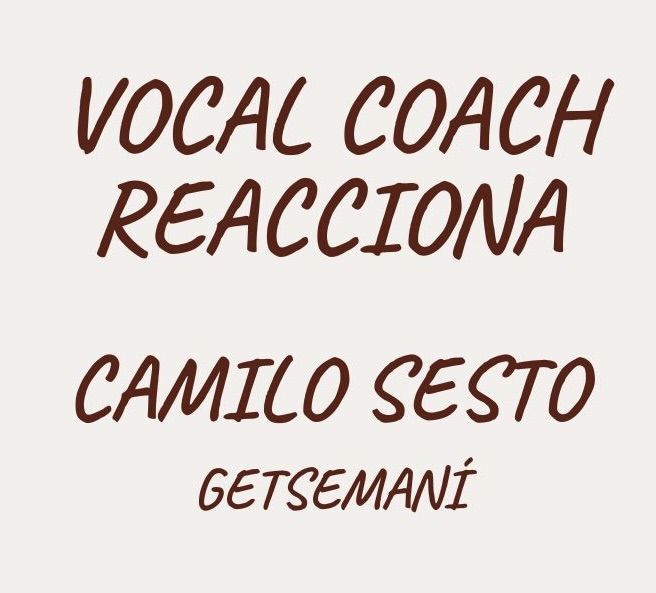 Análisis vocal Camilo Sesto vocal coach reacciona Gemma Pedros opal Barcelona